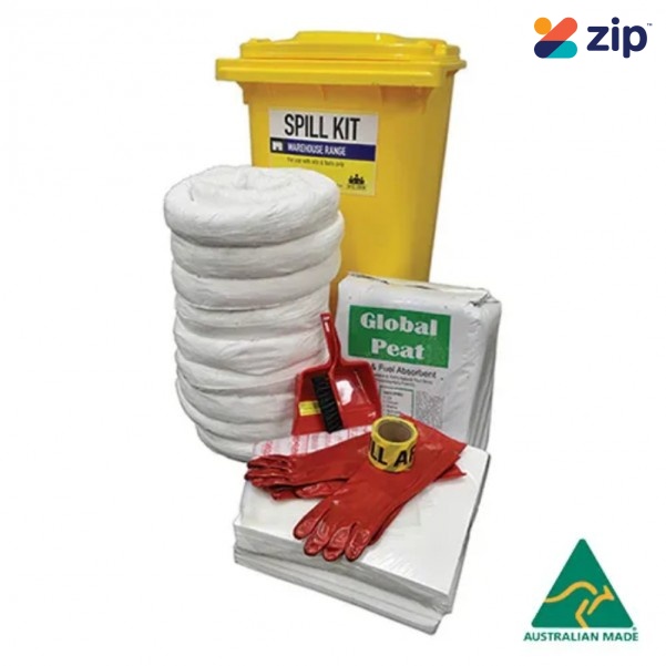 Spill Crew SCKW260Y – Spill Kit Warehouse Oil and Fuel up to 260L 